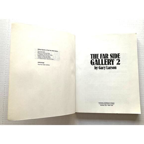 The Far Side Gallery 2 Book Vintage Gary Larson EUC - Picture 4 of 4